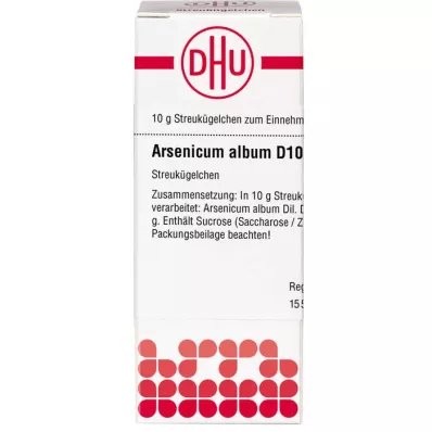 ARSENICUM ALBUM D 100 globules, 10 g