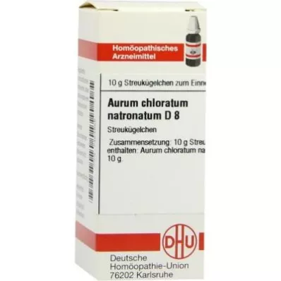 Aurum Chloratum Natronatum D8 Globules (10 g)