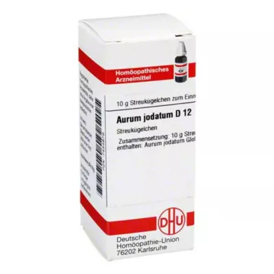 AURUM JODATUM D 12 globules, 10 g