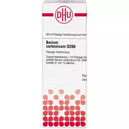 BARIUM CARBONICUM D 200 dilution, 20 ml