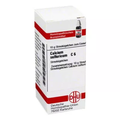 CALCIUM SULFURICUM C 6 globules, 10 g CALCIUM SULFURICUM C 6 globules, 10 g