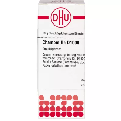 CHAMOMILLA D 1000 globules, 10 g