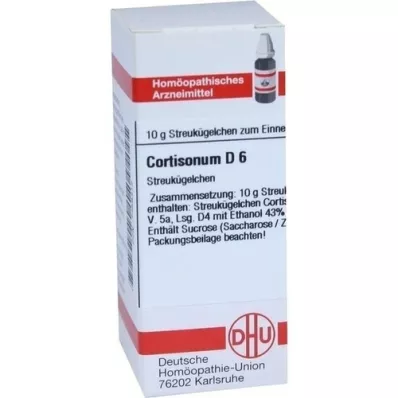 CORTISONUM D 6 globules, 10 g