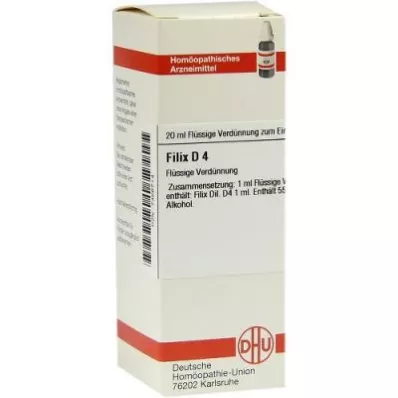 Filix D4 Dilution (20 ml) Filix D4 Dilution (20 ml)