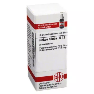 DHU Ginkgo biloba D 12 globules, 10 g DHU Ginkgo biloba D 12 globules, 10 g