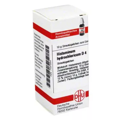 HISTAMINUM hydrochloricum D 4 globules, 10 g HISTAMINUM hydrochloricum D 4 globules, 10 g