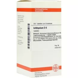 Ichthyolum D6 tablets (200 pieces)