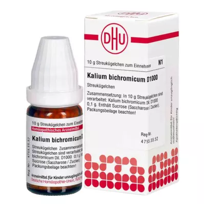 Potassium Bichromicum D1000 globules (10 g) Potassium Bichromicum D1000 globules (10 g)