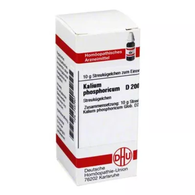 KALIUM PHOSPHORICUM D 200 globules, 10 g KALIUM PHOSPHORICUM D 200 globules, 10 g