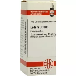 LEDUM D 1000 globules, 10 g