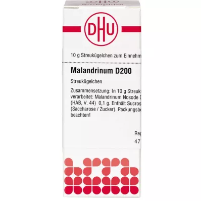 MALANDRINUM D 200 globules, 10 g