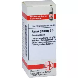 DHU Panax Ginseng D 3 globules, 10 g