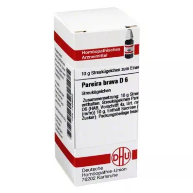 DHU Pareira Brava D 6 globules, 10 g DHU Pareira Brava D 6 globules, 10 g