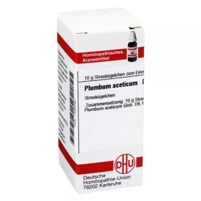 DHU Plumbum aceticum D 6 globules, 10 g DHU Plumbum aceticum D 6 globules, 10 g