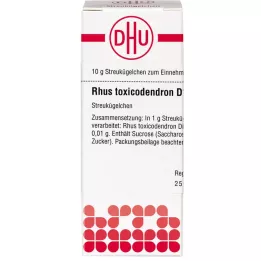 RHUS TOXICODENDRON D 1000 globules, 10 g