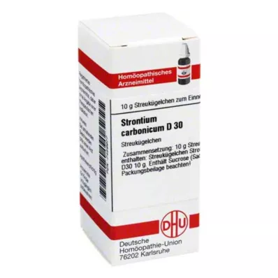 DHU Strontium carbonicum D 30 globules, 10 g DHU Strontium carbonicum D 30 globules, 10 g