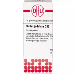 SULFUR JODATUM D 30 globules, 10 g