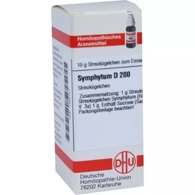 SYMPHYTUM D 200 globules, 10 g