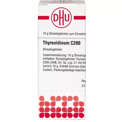 THYREOIDINUM C 200 globules, 10 g
