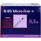 BD MICRO-FINE+ Insulinspr.0.5 ml U100 8 mm, 100X0.5 ml