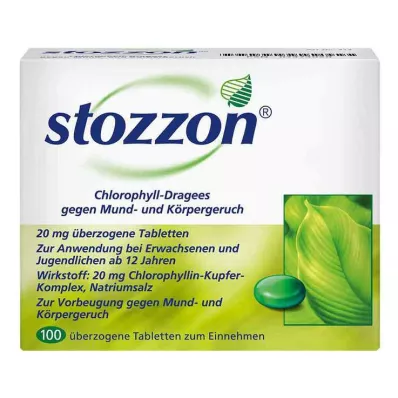 STOZZON Chlorophyll coated tablets, 100 pcs STOZZON Chlorophyll coated tablets, 100 pcs