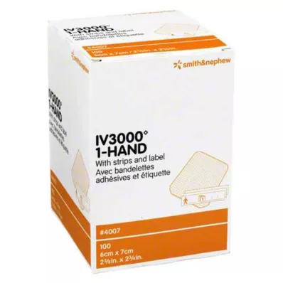 Opsite IV3000 6x7cm transparent cannula fixation, 100 pieces