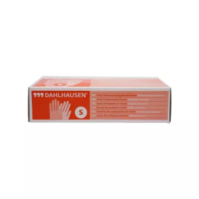 Vinyl gloves without powder size S, 100 pieces