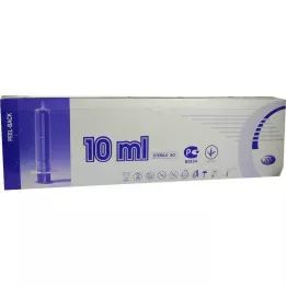 SPRITZE 10 ml 2-piece Luer eccentric, 100 pcs