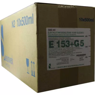 ELEKTROLYT Inf.-Lsg. 153 w.Glucose 5, 10X500 ml ELEKTROLYT Inf.-Lsg. 153 w.Glucose 5, 10X500 ml