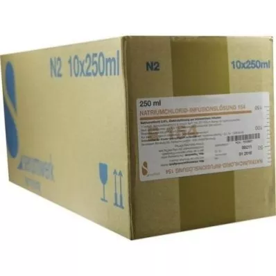 Sodium chloride Infusum -lsg.154 (10x250 ml) Sodium chloride Infusum -lsg.154 (10x250 ml)