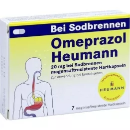 OMEPRAZOL Heumann 20 mg b.Sodbr.gastric.juice.hardc., 7 pcs