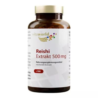 Reishi extract 500 mg capsules, 100 pieces
