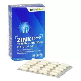 GESUND LEBEN Zinc 15 mg+selenium capsules, 60 pcs