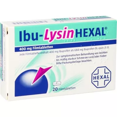 IBU-LYSINHEXAL Film-coated tablets, 20 pcs