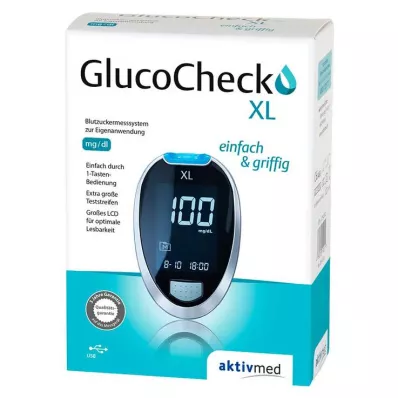 GLUCOCHECK XL Blood glucose meter set mg/dl, 1 pc GLUCOCHECK XL Blood glucose meter set mg/dl, 1 pc
