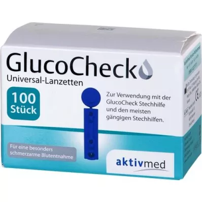 GLUCOCHECK Lancets Universal, 100 pcs