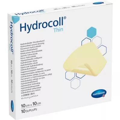 HYDROCOLL thin wound dressing 10x10 cm, 10 pcs