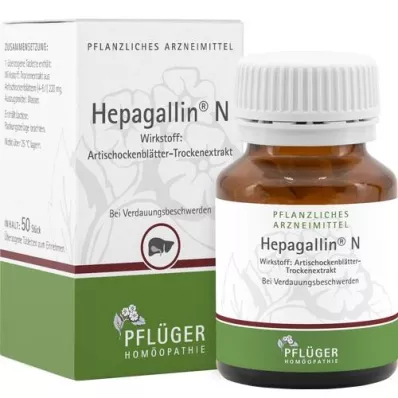 HEPAGALLIN N Coated tablets, 50 pcs
