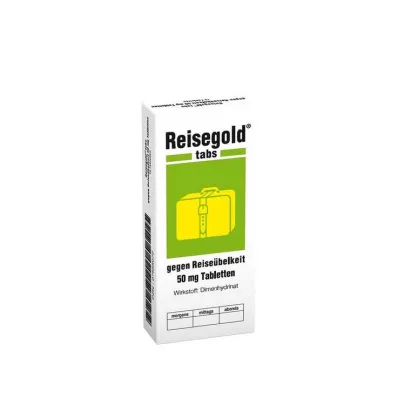 REISEGOLD Tabs against travel sickness, 10 pcs REISEGOLD Tabs against travel sickness, 10 pcs