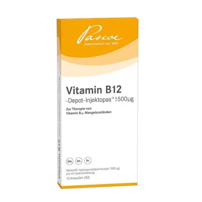 Vitamin B12 depot injection 1500 µg injection solution, 100X1 ml Vitamin B12 depot injection 1500 µg injection solution, 100X1 ml