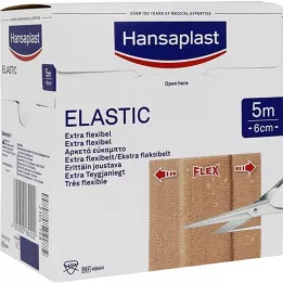 HANSAPLAST Elastic plaster 6 cmx5 m, 1 pc