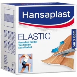 HANSAPLAST Elastic plaster 8 cmx5 m, 1 pc