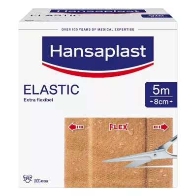 HANSAPLAST Elastic plaster 8 cmx5 m, 1 pc HANSAPLAST Elastic plaster 8 cmx5 m, 1 pc