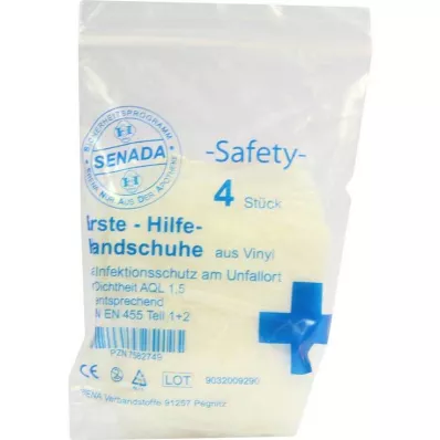 SENADA Safty gloves, 4 pcs SENADA Safty gloves, 4 pcs
