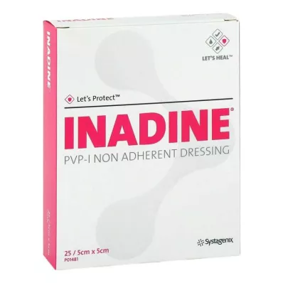 INADINE Ointment gauze w. PVP Iod. 5x5cm, 25 pc