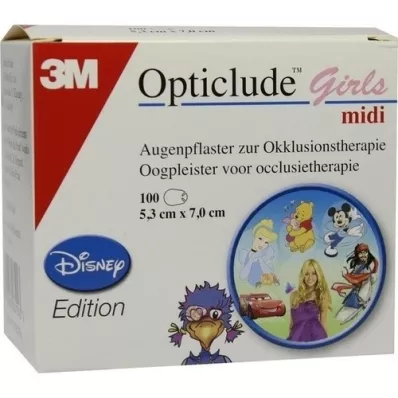 OPTICLUDE 3M Disney girls midi 2538MDPG-100, 100 pcs