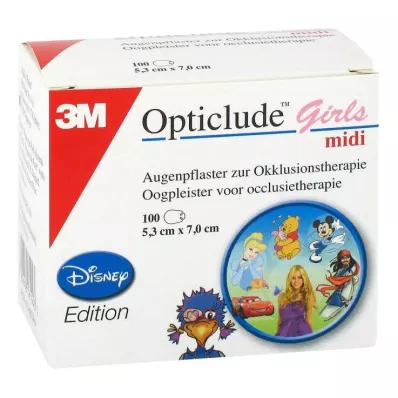 Opticlude 3M Disney Plaster Girls midi 2538MDPG-100, 100 pcs