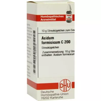ACIDUM FORMICICUM C 200 globules, 10 g ACIDUM FORMICICUM C 200 globules, 10 g