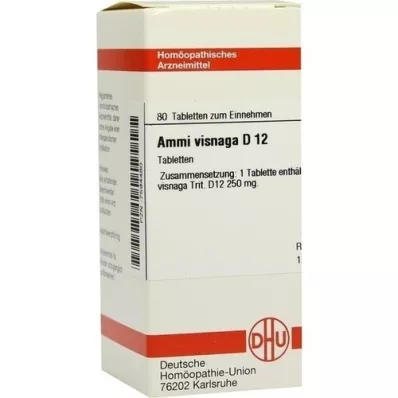 AMMI VISNAGA D 12 tablets, 80 pc