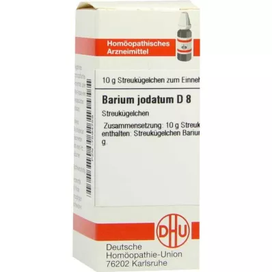 BARIUM JODATUM D 8 globules, 10 g